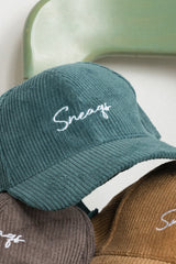 SNEAQS Corduroy Cap