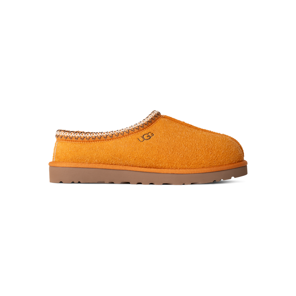 Tasman Shaggy Suede Slipper Dark Apricot