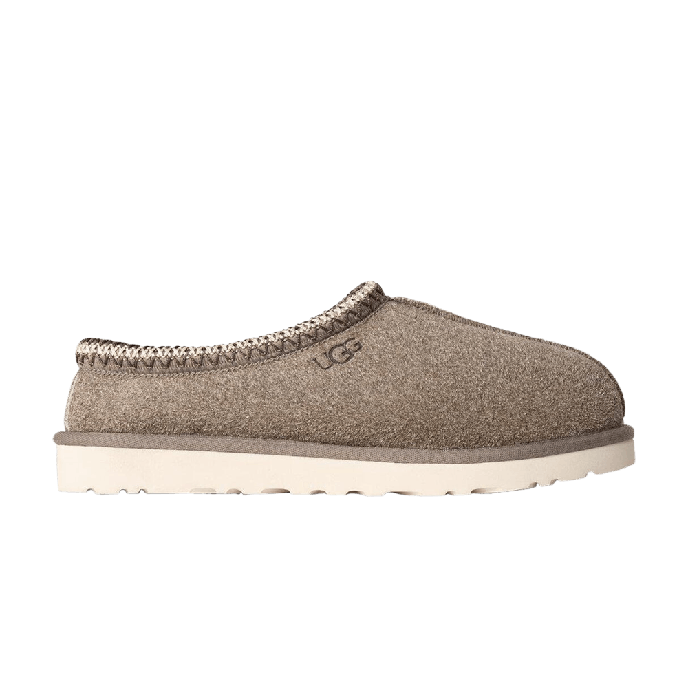 Tasman Shaggy Suede Slipper Smoke Plume