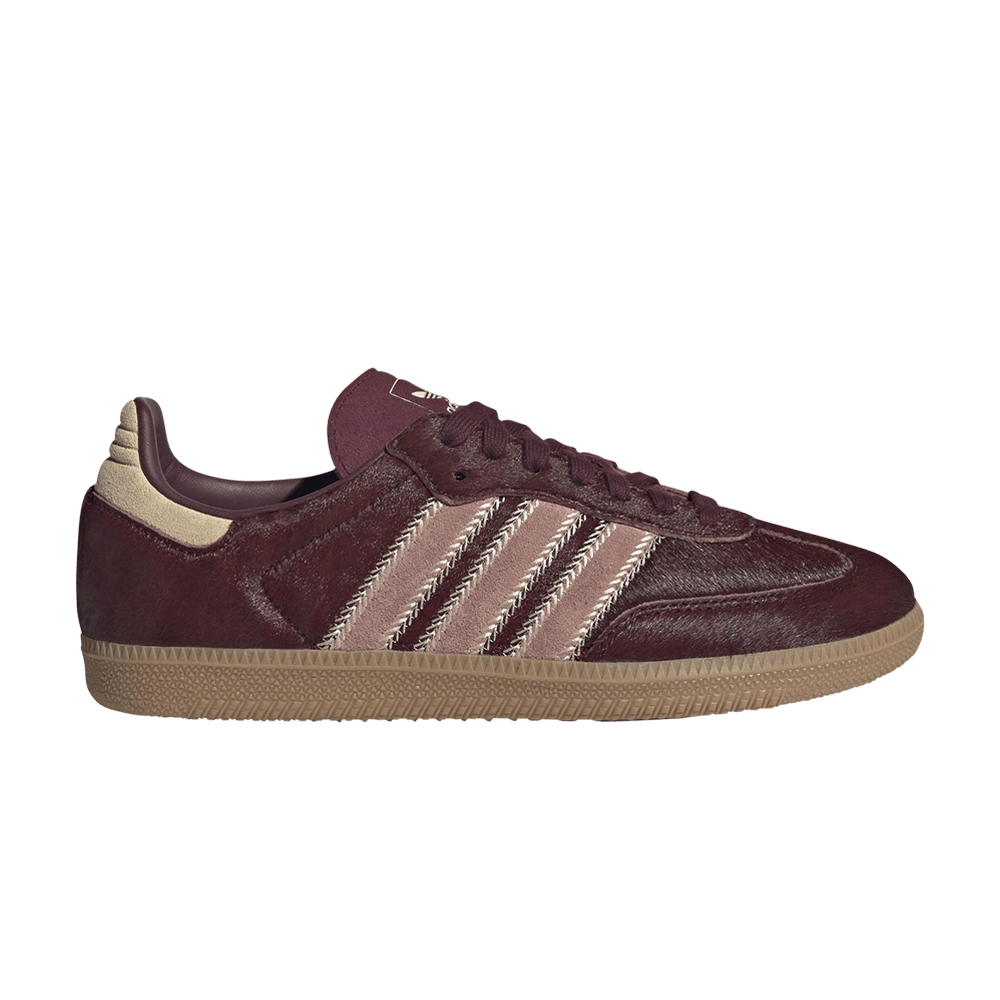 Samba OG Maroon Sand Strata Pony (Women's)