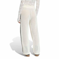 adidas Womens Knitted Crochet Track Pant  - Off White