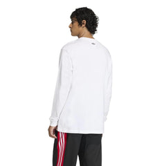 adidas GFX Long Sleeve Tee  - White