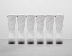 6-Pack Everyday Cushioned Training Crew Socks