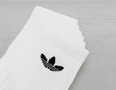 6-Pack Trefoil Cushion Crew Socks